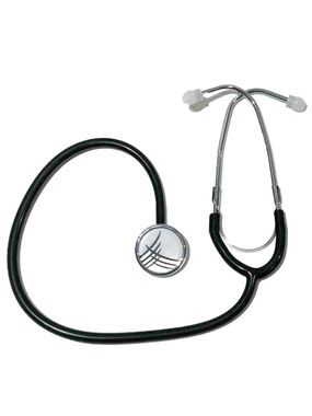 Cardinal Health Basic Stethoscope Medical School Doctor Nurse Paramedic Black